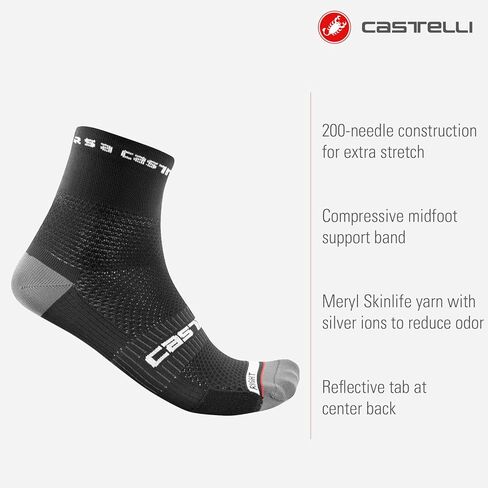 Castelli Rosso Corsa Pro 9 Cycling Sock in Kuwait