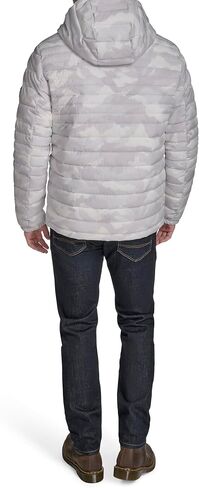 Tommy Hilfiger Men's Stretch Poly Hooded Packable Jacket, Port, Medium in Kuwait