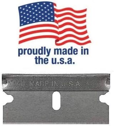 FitAll - 5 Pack Razor Blades-Replacement Razor Blades Single Edge, (5 pack Single Edge Razor Blades) Made in USA in Kuwait
