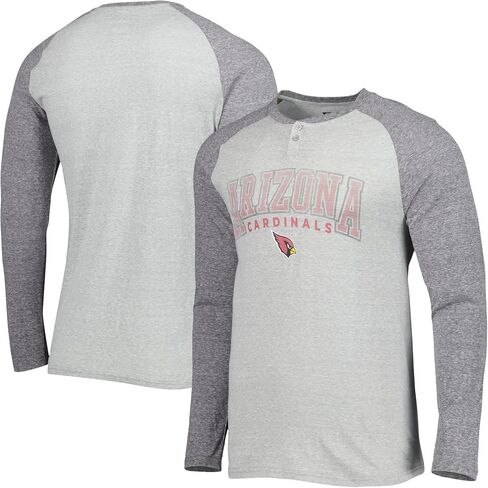 Concepts Sport Men's NFL Ledger Raglan Long Sleeve Henley T-Shirt in Saudi Arabia