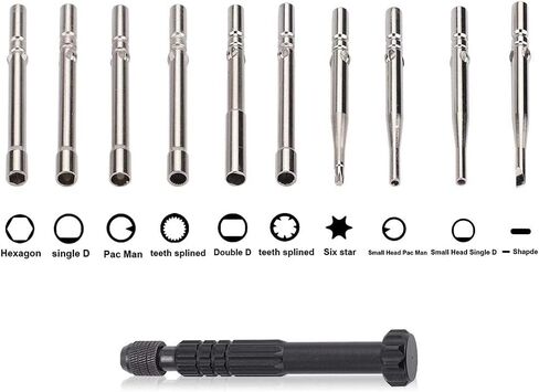Qiilu 10PCS Carburetor Adjustment Screwdriver Tool Kit, Carburetor Adjuster Tool for 2 Stroke Small Engines Wire Trimmer Chain Saw Leaf Blower in Kuwait