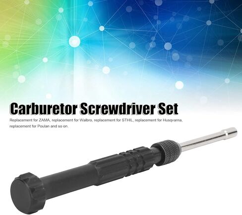 Qiilu 10PCS Carburetor Adjustment Screwdriver Tool Kit, Carburetor Adjuster Tool for 2 Stroke Small Engines Wire Trimmer Chain Saw Leaf Blower in Kuwait
