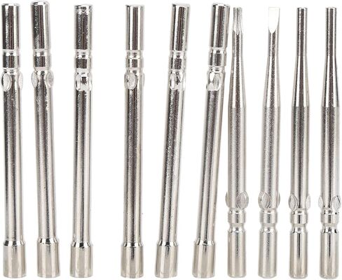 Qiilu 10PCS Carburetor Adjustment Screwdriver Tool Kit, Carburetor Adjuster Tool for 2 Stroke Small Engines Wire Trimmer Chain Saw Leaf Blower in Kuwait