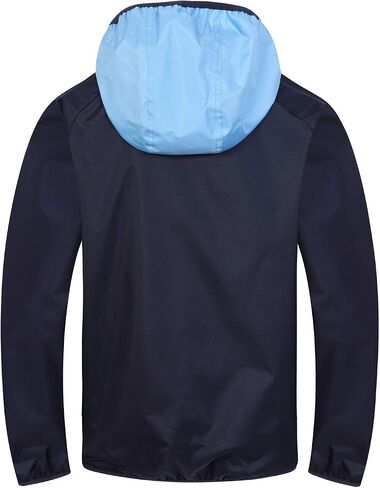 Manchester City FC Gift Mens Shower Jacket Windbreaker Peaked Hood Navy XXL in Kuwait