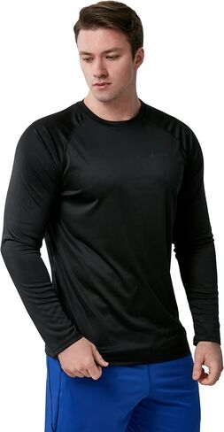 KISTA 2 Pack Men's Long Sleeve Quick Dry Shirts UPF 50+ Garage Garden Fishing Running Lightweight Homewear in Kuwait