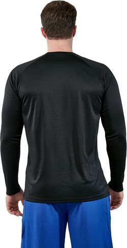 KISTA 2 Pack Men's Long Sleeve Quick Dry Shirts UPF 50+ Garage Garden Fishing Running Lightweight Homewear in Kuwait