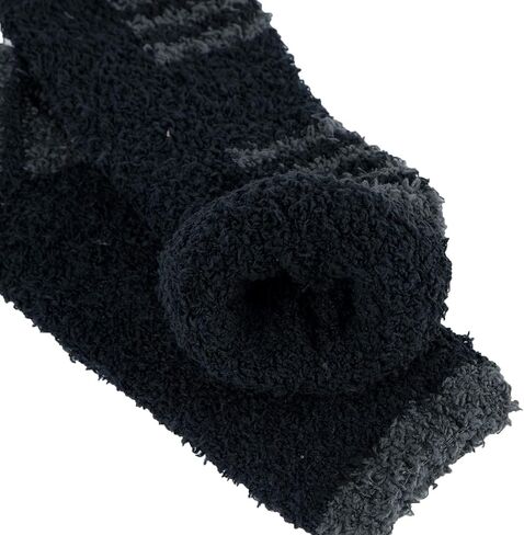 Mens Fuzzy Slipper Socks Fluffy Cozy Socks Unisex Winter Warm Sleep Socks Crew Fleece Socks Women in Saudi Arabia