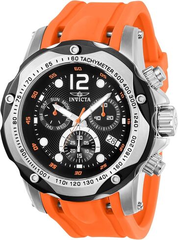 Invicta Men's 20072 Speedway Analog Display Swiss Quartz Orange Watch in Saudi Arabia