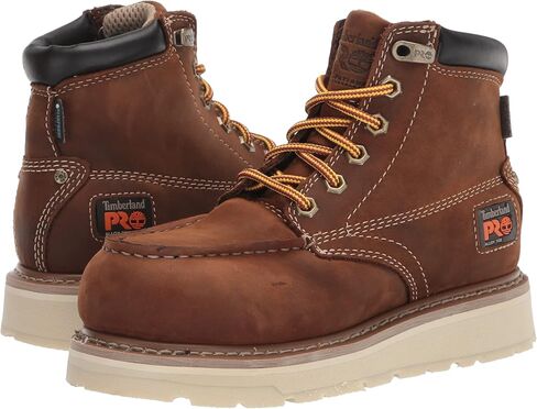 Timberland PRO mens Gridworks 6 Inch Alloy Safety Toe Waterproof Industrial Work Boot, Brown, 9 US in Saudi Arabia