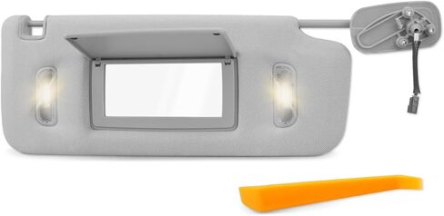 Left Driver Side Sun Sun مع مصابيح LED تناسب GMC Sierra/Sierra Denali 1500 2500 3500 شيفروليه سيلفرادو 1500 2500 3500 2014-2019 ، استبدل 23459655 (رمادي) in Kuwait