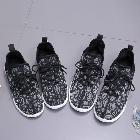7ipupas Fiber Optic LED Light up Shoes for Kids, Men and Women, Lightweight Sneakers USB Charging Glowing Party Shoes (US 11.5 Women/9.5 Men = EUR 43, Black) in Saudi Arabia