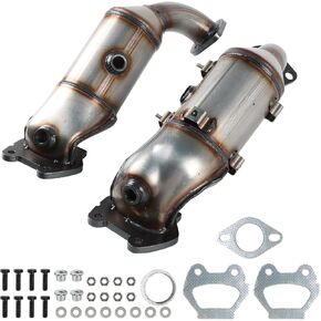 Upgrade Front & Rear Catalytic Converter Compatible with 2011-2019 Chrysler 200 Town & Country, Dodge Grand Caravan, Journey, Avenger, 3.6L Replace 674121 (Without Heat Shield Bracket)