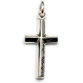 COSUMOSU small Cross 925 Sterling Silver Pendant (Pendant)