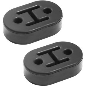 Rubber Exhaust Hanger,2 PCS 4 Holes Heavy-Duty Insulated Support Bushing Mount,Universal Exhaust Hanger
