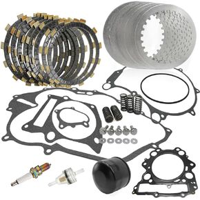 Clutch Kit & Complete Gasket Compatible with Yamaha Raptor 660 660R Y FM660R 2001 2002 2003 2004 2005