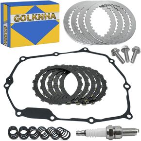 Clutch Kit & Friction Steel Plates Cover Gasket Compatible with Honda Grom 125 2022-2023 2025 Monkey Z125MA Super Cub 125 CA125A 2022-2024 Trail 125 2023-2024