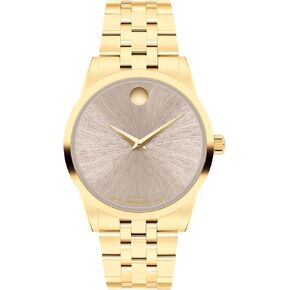 Movado Museum Classic Women's Automatic Watch, Stainless Steel Bracelet, Self-Winding Luxury Timepiece - Gift for Her - 33mm