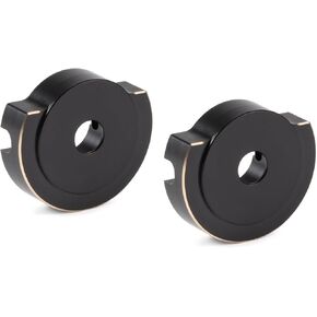 Brass Steering Knuckle and Rear Axle Tube Cap Weights for Vanquish H10 Optic, Straight Axles Low Offset Upgrade (Rear Axle Tube Cap)