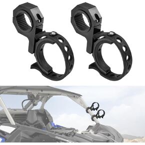 Universal Multi-functional Vehicle 1" 1.5" 1.75" 2"Roll Bars Gun Rack Mount Holder Shovel Mount Rubber Gasket Compatible With For UTV Polaris RZR Ranger Can-Am Kawasaki Jeep Wrangler