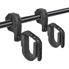 UTV Gun Rack, Roll Bar UTV Gun/Bow Rack, Fits for 1.75"- 2" Roll Bars Compatible with Polaris RZR Ranger Defender Honda Kawasaki Golf Cart Snowmobile
