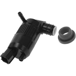 Windshield Washer Pump W/Grommet Windshield Washer Fluid Pump Fit for Ford for Ranger for Lincoln for Continental MKZ No.BA5317664AA - Pack of 1 Auto Replacement Parts