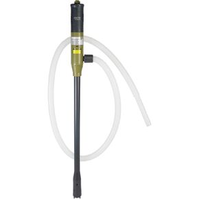 KTEP01USB Battery Powered and USB-C Plug In Fuel Transfer Stick Pump (3.2 GPM) with 51 Inch Corrugated Discharge Hose, On/Off Switch, and Built In Storage Hooks