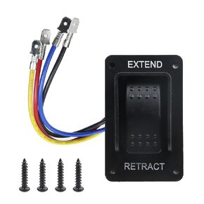 KUMGROT 12V RV Stabilizer Switch 387874 High Speed Power Stabilizer Switch Extend Retract IP66-rated