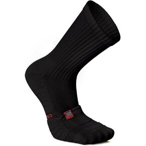 Socks with Built-In Seamless Pocket for Crease Protector inserts, Extra Cushioned Heel. Memory Foam Inserts Not Included.