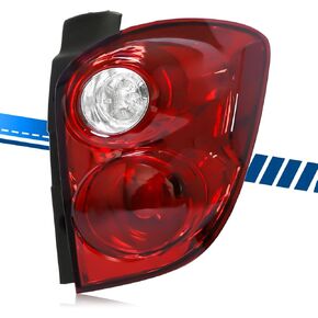 Tail Light Assembly Compatible with Chevy Equinox 2010 2011 2012 2013 2014 2015 Taillights Halogen Type, OE-Style Brake Rear Lamp Replacement for 20841505 22759316 GM2800242 Left Driver Side