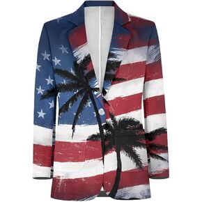 Men's Suit Jacket Fashion One Button Slim Fit Sport Coat Casual Knit Blazer Lightweight Mens Blazer Jacket XS-5XL