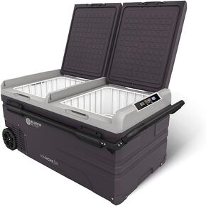 Bluefin Active Arktec Duo 125L | Portable Travel Fridge | Advanced Cooling & Freezing Technology | Energy Efficient Charging | Dual Storage Compartments | Smartphone App Control | LCD | AC & DC