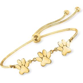 Ross-Simons Paw Print Bolo Bracelet