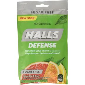 Halls Defense Sf Asst Cit Size 25ct