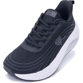 RomenSi Wide Toe Box Shoes Women Arch Support Walking Shoes Comfortable Wide Width Tennis Sneakers for Plantar Fasciitis Relief US 6-11