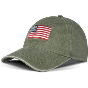 Solaris American Patriotic Citizenship Flag Baseball Cap - Adjustable Golf Cap for Men & Women | UV Protection, Moisture-Wicking, Outdoor Sports Sun Hat