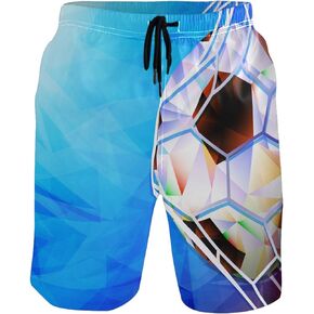 visesunny Fashion Men's Novelty Swim Trunks Quick Dry Swimwear Summer Beach Sports Board Shorts Floral Bathing Suit