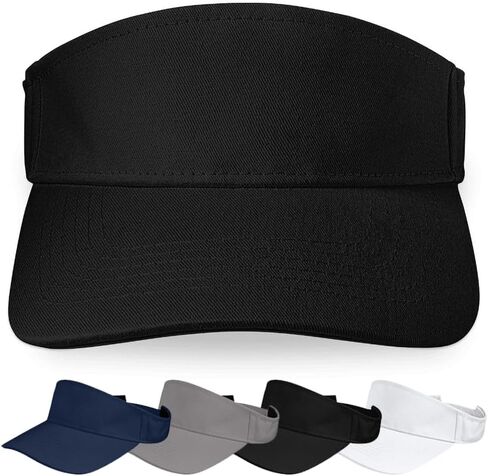 Custom Visor Embroidered Your Own Text Customized Visor Caps Adjustable for Men Women Sun Hats in Saudi Arabia