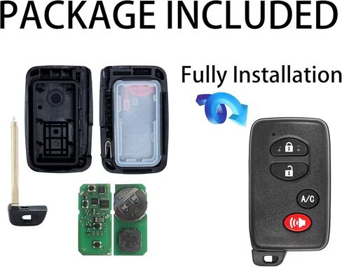 Smart Key for Toyota Prius, Alliskeys Proximity Smart Key Fob Replacement Compatible with Toyota Prius 2010-2015 HYQ14ACX 271451-5290 89904-47350 in Saudi Arabia