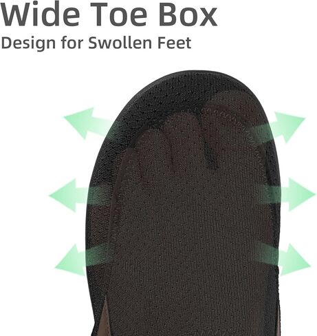 أحذية السكري للسيدات على نطاق واسع على حذاء العظام القوس الدعم للمشي مع إغلاق قابل للتعديل وسادة الهواء لتخفيف آلام القدمين in Kuwait