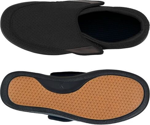 أحذية السكري للسيدات على نطاق واسع على حذاء العظام القوس الدعم للمشي مع إغلاق قابل للتعديل وسادة الهواء لتخفيف آلام القدمين in Kuwait