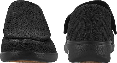 أحذية السكري للسيدات على نطاق واسع على حذاء العظام القوس الدعم للمشي مع إغلاق قابل للتعديل وسادة الهواء لتخفيف آلام القدمين in Kuwait