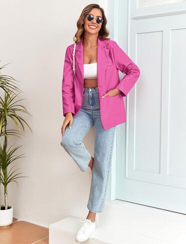 CYCLAMEN 2024 Fall Womens Faux Leather Jacket Blazer Motorcycle Coats Winter Outfits Clothes in Saudi Arabia