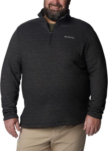 Columbia Men's Great Hart Mountain III Half Zip, Cordovan Heather, X-Large in Kuwait