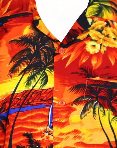Funky Hawaiian Shirt, Shortsleeve, Parrot, Darkblue, XXL in Saudi Arabia
