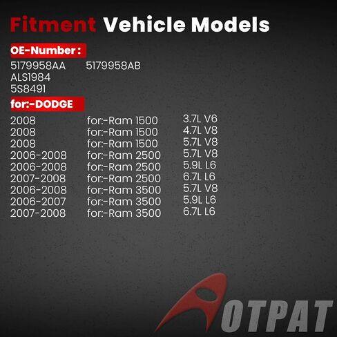 الجبهة اليسرى أو اليمين مستشعر سرعة عجلة ABS لـ: -dodge for: -ram 1500 2008 3.7l 4.7l 5.7l ، for: -ram 2500 3500 2006-2008 5.7L 5.9L 6.7L L6 in Saudi Arabia
