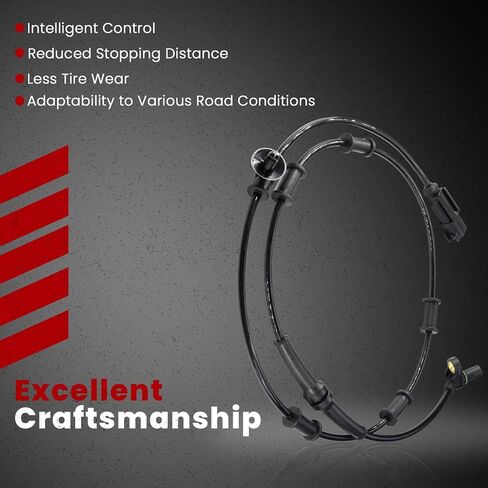 الجبهة اليسرى أو اليمين مستشعر سرعة عجلة ABS لـ: -dodge for: -ram 1500 2008 3.7l 4.7l 5.7l ، for: -ram 2500 3500 2006-2008 5.7L 5.9L 6.7L L6 in Saudi Arabia