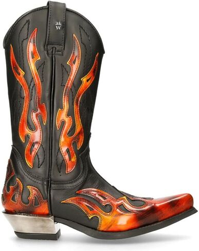 New Rock 7921 Men's Flame Western Cowboy Boots in Saudi Arabia