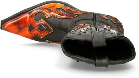 New Rock 7921 Men's Flame Western Cowboy Boots in Saudi Arabia
