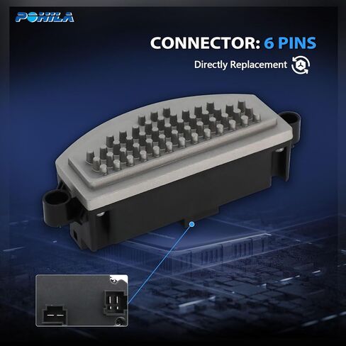 HVAC Blower Motor Resistor Replacement for Mercedes-Benz S-Class, Mercedes-Benz A-Class, Mercedes-Benz B-Class, Mercedes-Benz CLA-Class, Replaces# A2469064100, A2229060303, A2469064300 in Kuwait