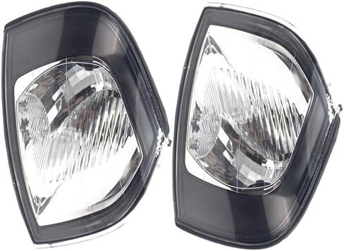 1 pc LH 30655422 Corner Light Housing, Side Marker Lamp Cover Front Headlight Clear Lens Cover, Compatible with Volvo S80 1999-2006, Left Driver Side in Kuwait